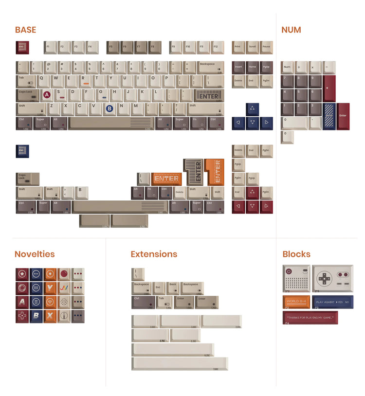 TUTKEYS GAME 1989 Keycap