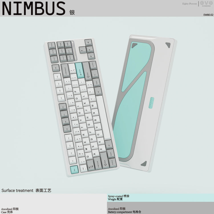 Evo80 - Bàn phím cơ nhôm CNC cao cấp - Kết nối 3 chế độ