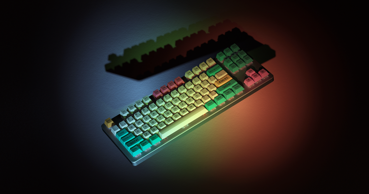 Dancing Cat Keycap Set