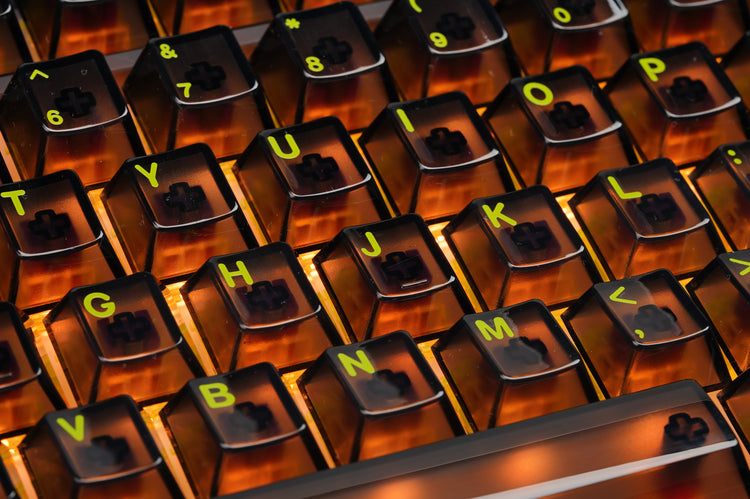 Dark Glacier Keycap Set 99 Nút