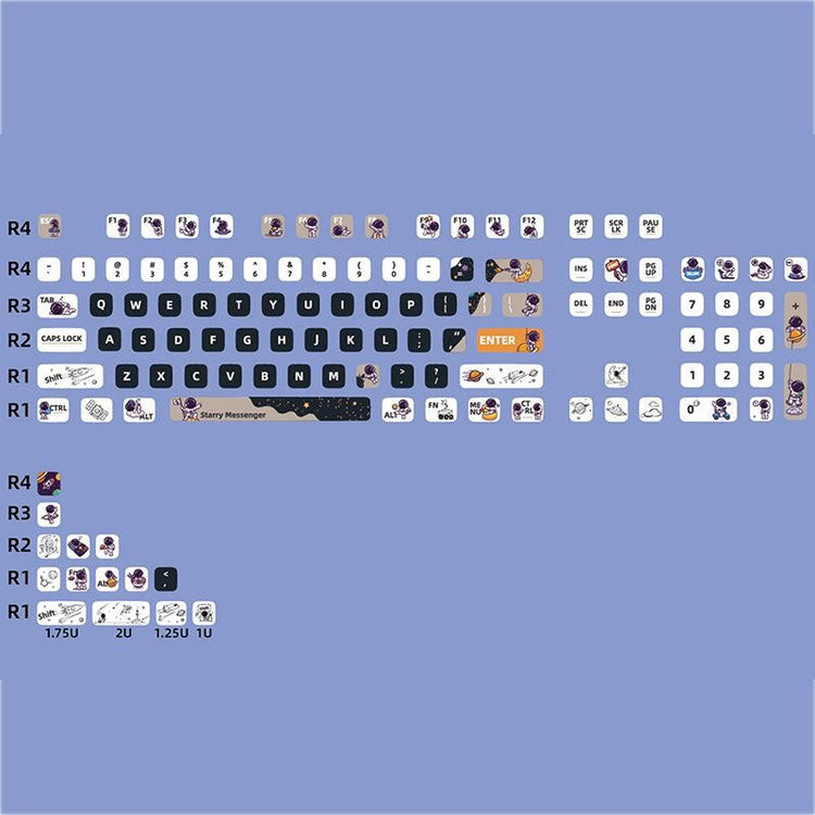 Keycap pudding Astronaut mẫu mới